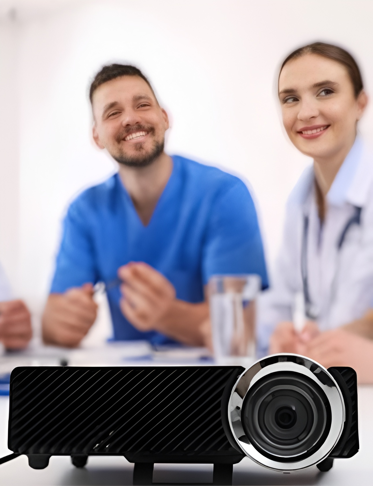 Houston patient safety training video featuring healthcare staff and medical providers