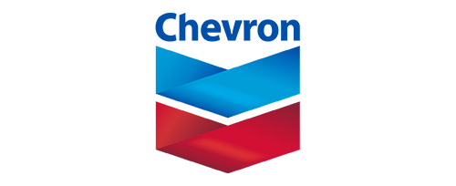 Chevron logo — energy sector video production client of Nightwolf Productions Houston